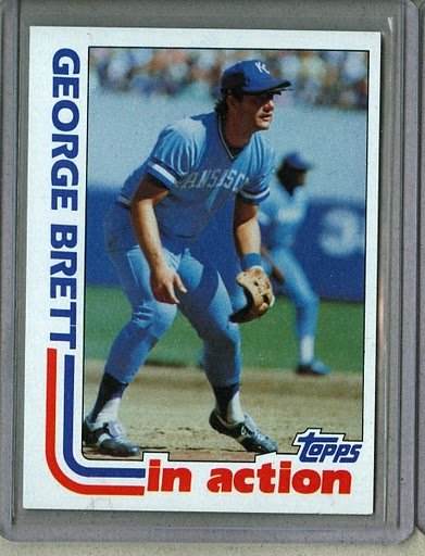 1982 Topps Baseball #201 George Brett Royals Pack Fresh