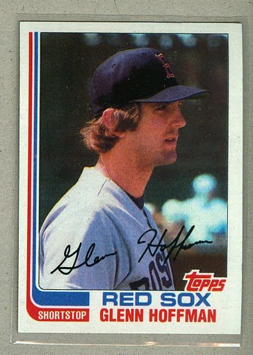 1982 Topps Baseball #189 Glenn Hoffman Red Sox Pack Fresh