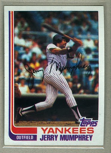 1982 Topps Baseball #175 Jerry Mumphrey Yankees Pack Fresh