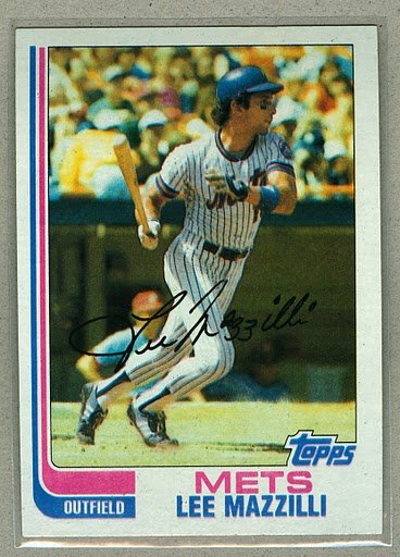 1982 Topps Baseball #165 Lee Mazzili Mets Pack Fresh