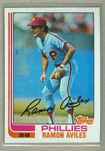 1982 Topps Baseball #152 Ramon Aviles Phillies Pack Fresh