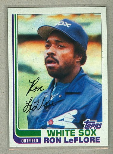 1982 Topps Baseball #140 Ron Leflore White Sox Pack Fresh