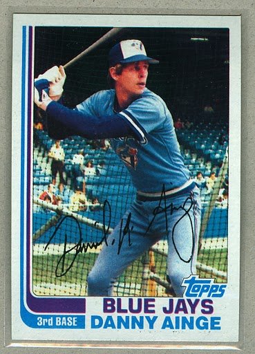 1982 Topps Baseball #125 Danny Ainge Blue Jays Pack Fresh