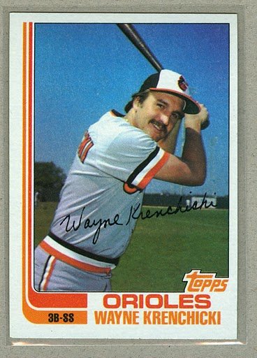 1982 Topps Baseball #107 Wayne Krenchiki Orioles Pack Fresh