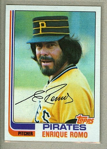1982 Topps Baseball #106 Enrique Romo Pirates Pack Fresh