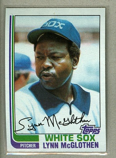 1982 Topps Baseball #85 Lynn McGlothen White Sox Pack Fresh