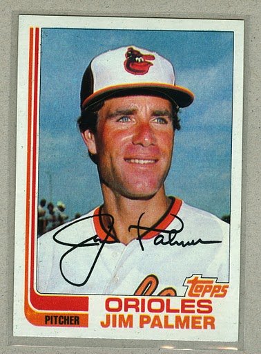 1982 Topps Baseball #80 Jim Palmer Orioles Pack Fresh