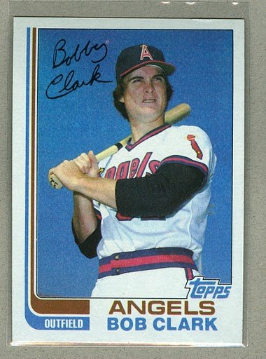 1982 Topps Baseball #74 Bob Clark Angels Pack Fresh
