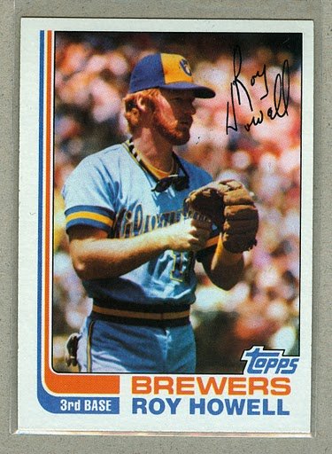 1982 Topps Baseball #68 Roy Howell Brewers Pack Fresh