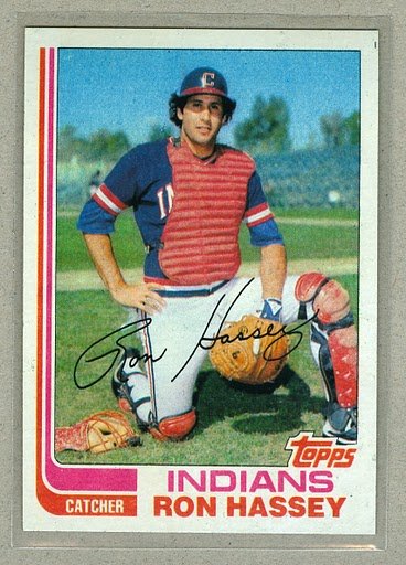 1982 Topps Baseball #54 Ron Hassey Indians Pack Fresh