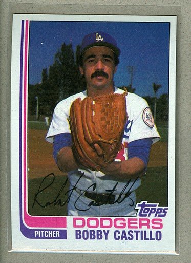 1982 Topps Baseball #48 Bobby Castillo Dodgers Pack Fresh