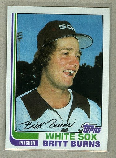1982 Topps Baseball #44 Britt Burns Pack Fresh
