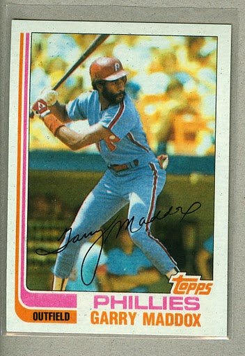 1982 Topps Baseball #20 Garry Maddox Phillies Pack Fresh