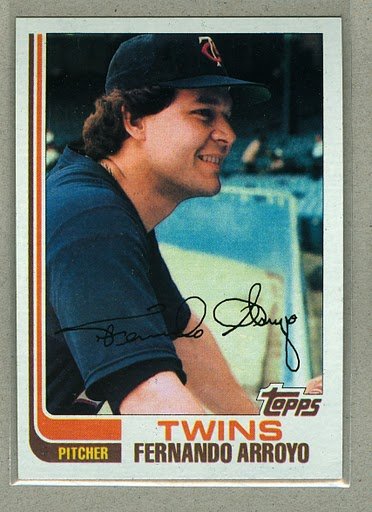 1982 Topps Baseball #18 Fernando Arroyo TwinsPack Fresh