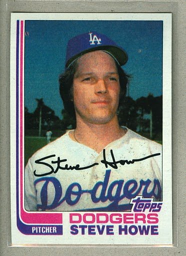 1982 Topps Baseball #14 Steve Howe Dodgers Pack Fresh