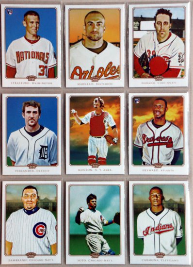 2010 Topps 206 Complete Base Set #1-300 Pack Fresh