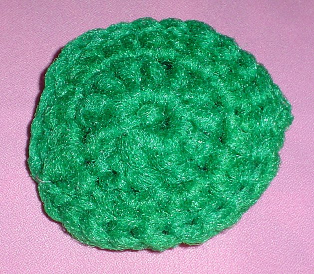 Green Crocheted Scrubbies Scrubber