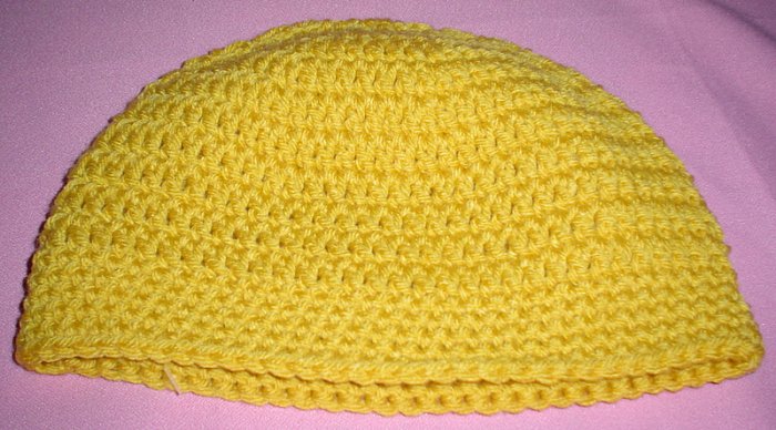 Mens Beanie Hat Gold