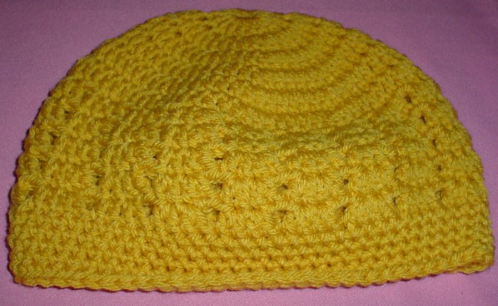 Mens Beanie Hat Gold