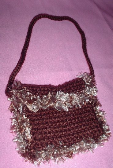Coin Purse Brown with fur