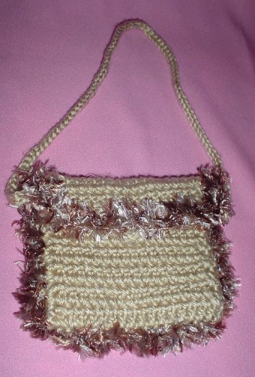 Coin Purse Tan with fur