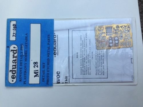 Eduard 1/72 Scale USSR Mig-28 model Super Detail Photo-Etched parts