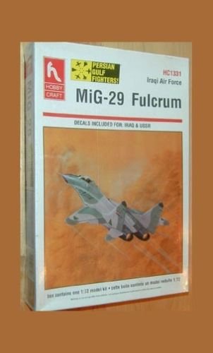 Hobbycraft Fulcrum Mikoyan MIG-29 kit~1/72 Iraqi or USSR versions