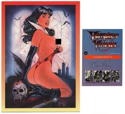 Nude Vampirella- SIGNED Mail In Card-SCARCE! No really!