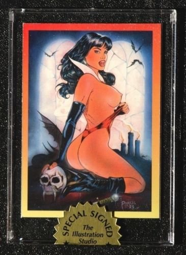 Nude Vampirella- SIGNED Mail In Card-SCARCE! No really! It's very RARE and HTF!