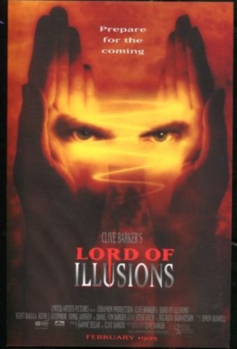 LORD of ILLUSIONS Original Trimmed Paper Movie Advertisement 1995 Scott Bakula