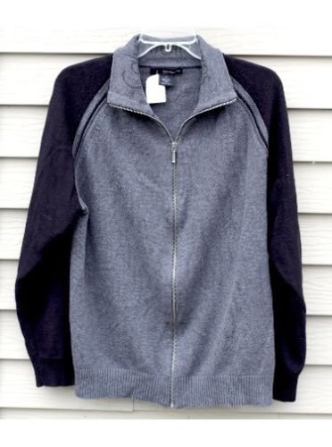 Men's CALVIN KLEIN Jeans large LG Dark Grey and Black Shirt
