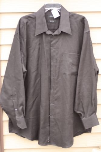 Men's Claiborne XL Extra-Large 100% Linen Black Shirt