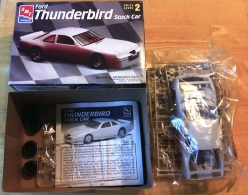 #6296 AMT Ford Thunderbird Stock Car 1/25 Scale Plastic Model Kit