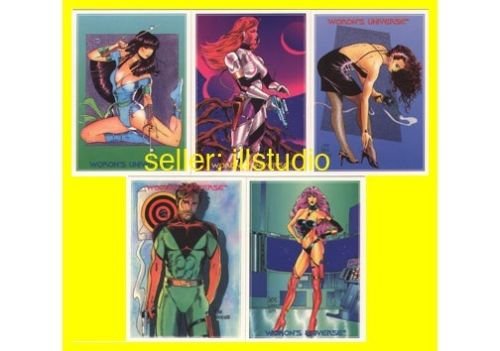 The Woron's Universe Promo 5 card PROMO Set~Rare Undistributed Woron characters!