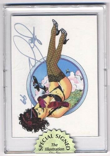 Autographed Steve Woron Bettie Page Hard to Find Thermal Chase Card!