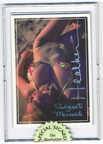 SIGNED Busty Amatuer BIKINI Card of the Swimsuits and Mermaids Set Steve Woron