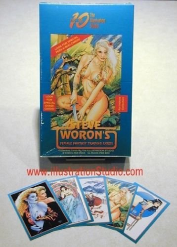 Steve Woron's FULL Foil BOX with Bettie Page/Jungle Girls +20 SIGNED Cards Free!