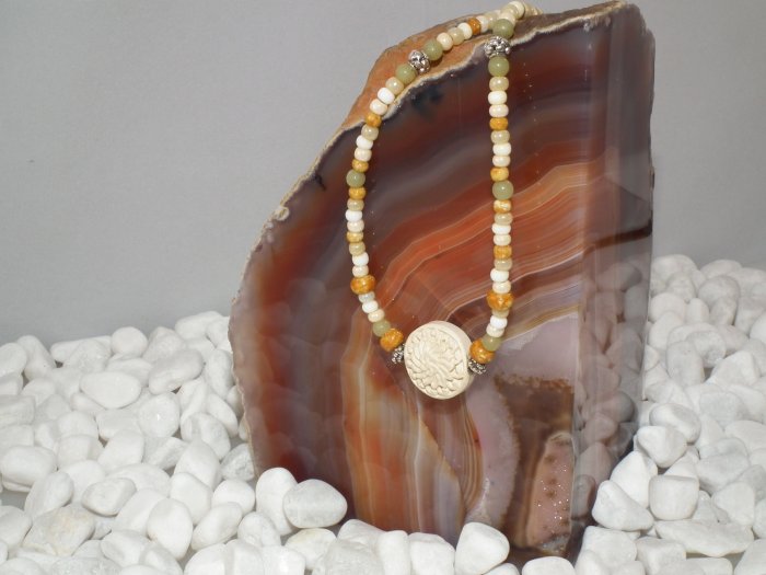 Cinnabar Jade Choker