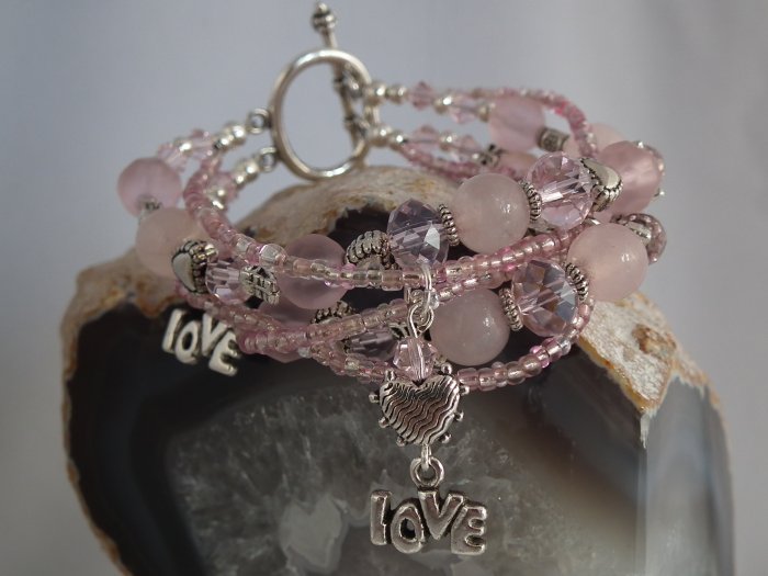 ***SOLD*** Rose Quartz Bracelet