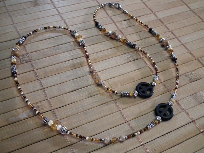 ***SOLD** Convertible Black Turquoise Eyeglass Chain/Necklace