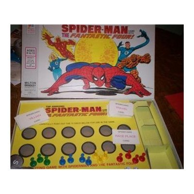 Amazing Spiderman with the Fantastic Four Board Game (Original 1977 Edition!)