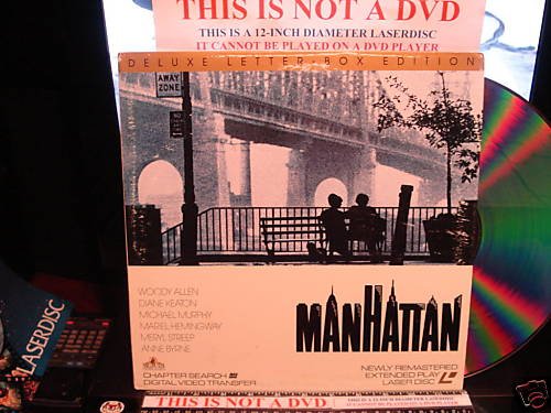 Laserdisc MANHATTAN (1979) Woody Allen Lot#5 DLX LTBX BW LD