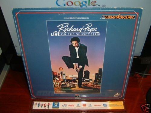 Laserdisc RICHARD PRYOR LIVE ON THE SUNSET STRIP 1982 Stand Up Comedy FS LD