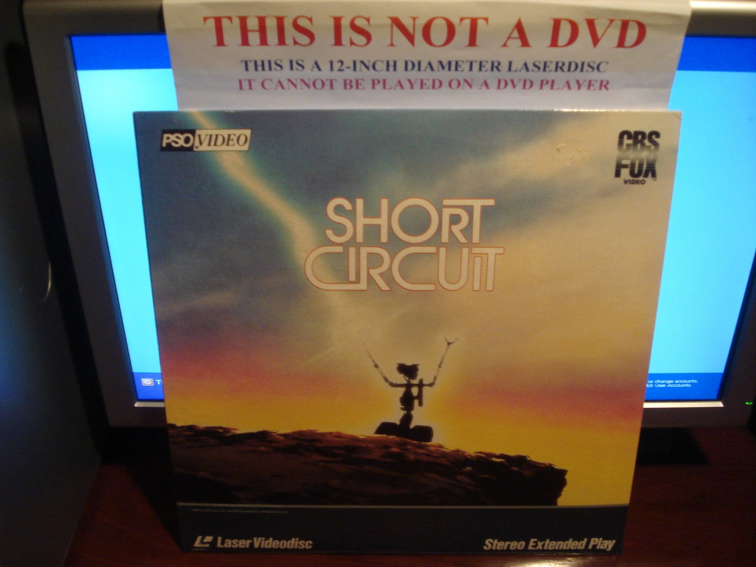 Laserdisc SHORT CIRCUIT 1986 Ally Sheedy FS SEALED UNOPENED LD