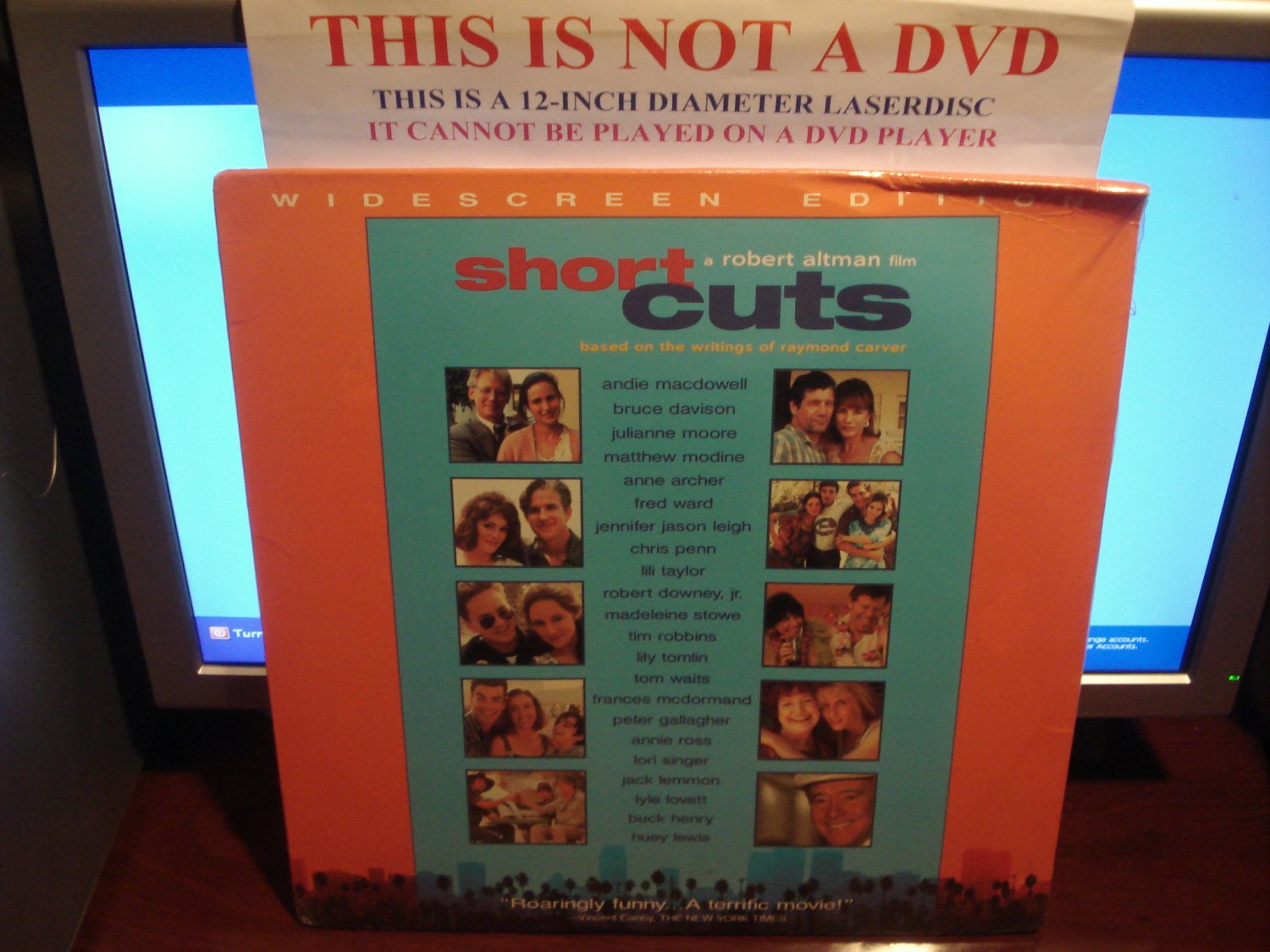 Laserdisc SHORT CUTS 1993 Andie MacDowell LTBX SEALED UNOPENED LD