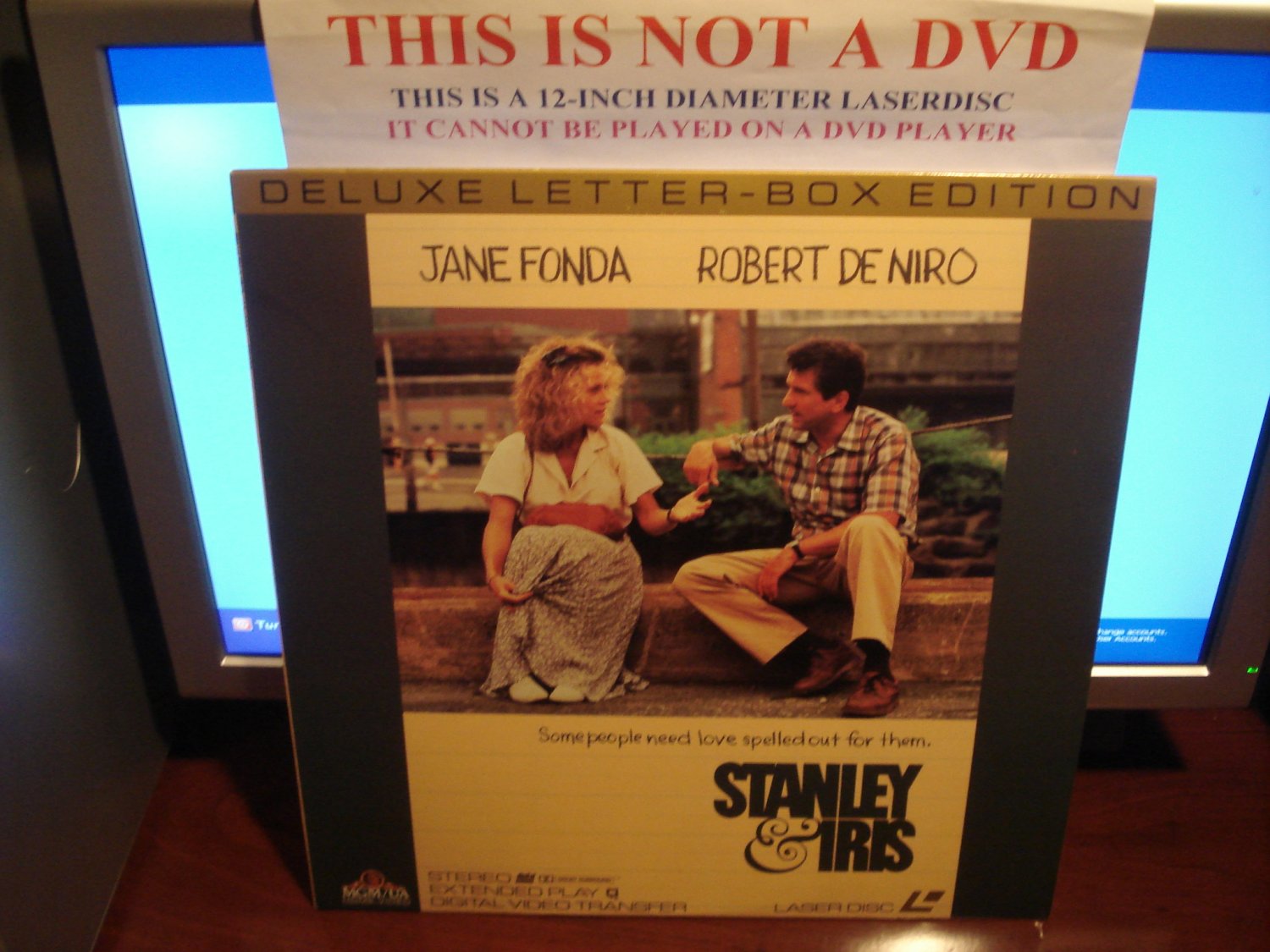 Laserdisc STANLEY & IRIS 1989 Robert DeNiro Lot#2 DLX LTBX LD