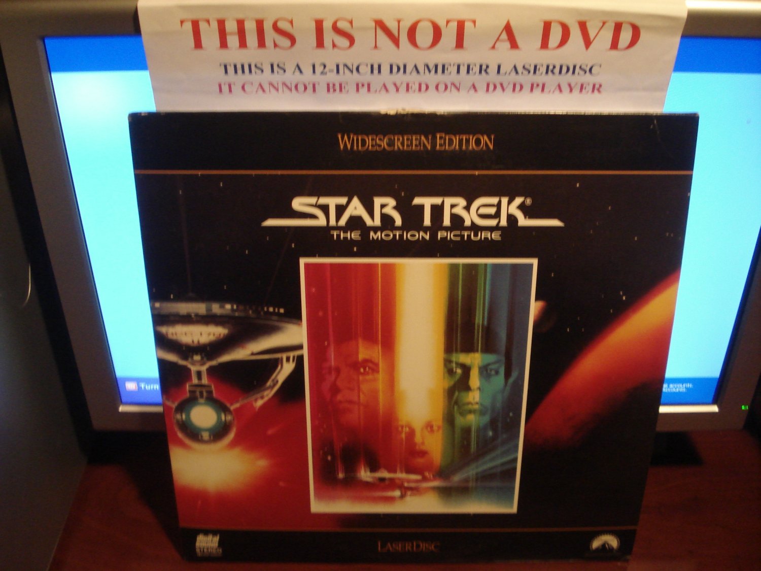 Laseridisc STAR TREK I: THE MOTION PICTURE 1980 William Shatner Lot#6 LTBX LD