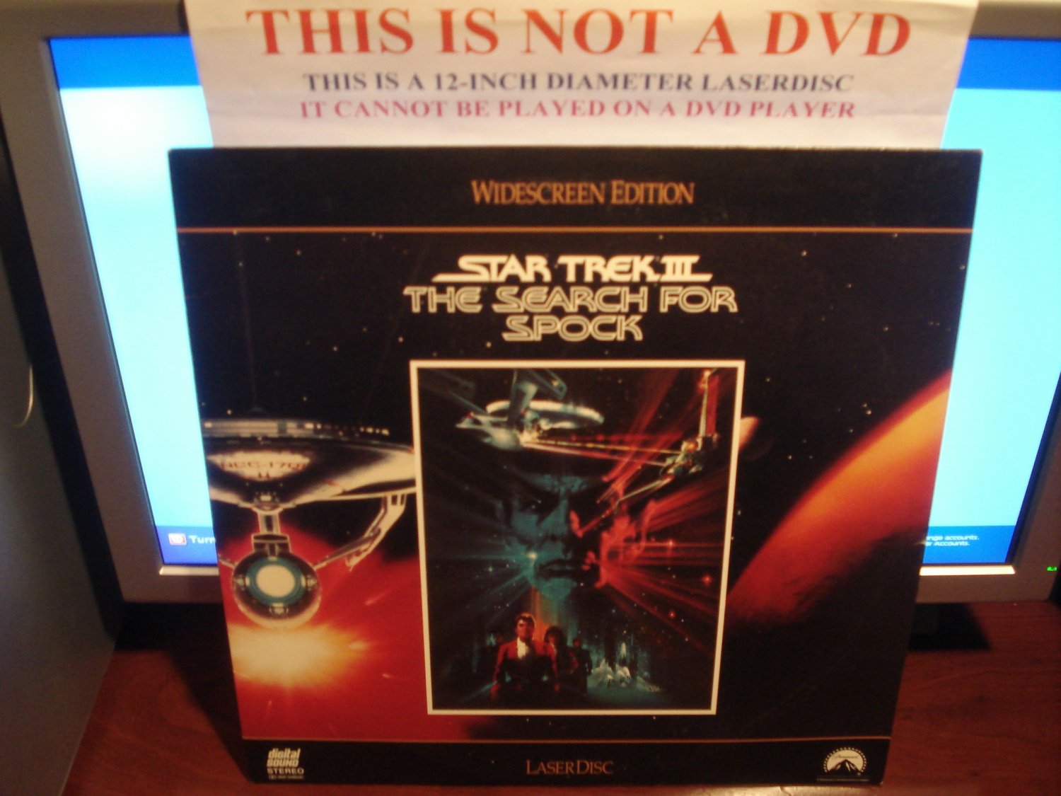 Laserdisc STAR TREK III: THE SEARCH FOR SPOCK 1984 William Shatner Lot#3 LTBX LD