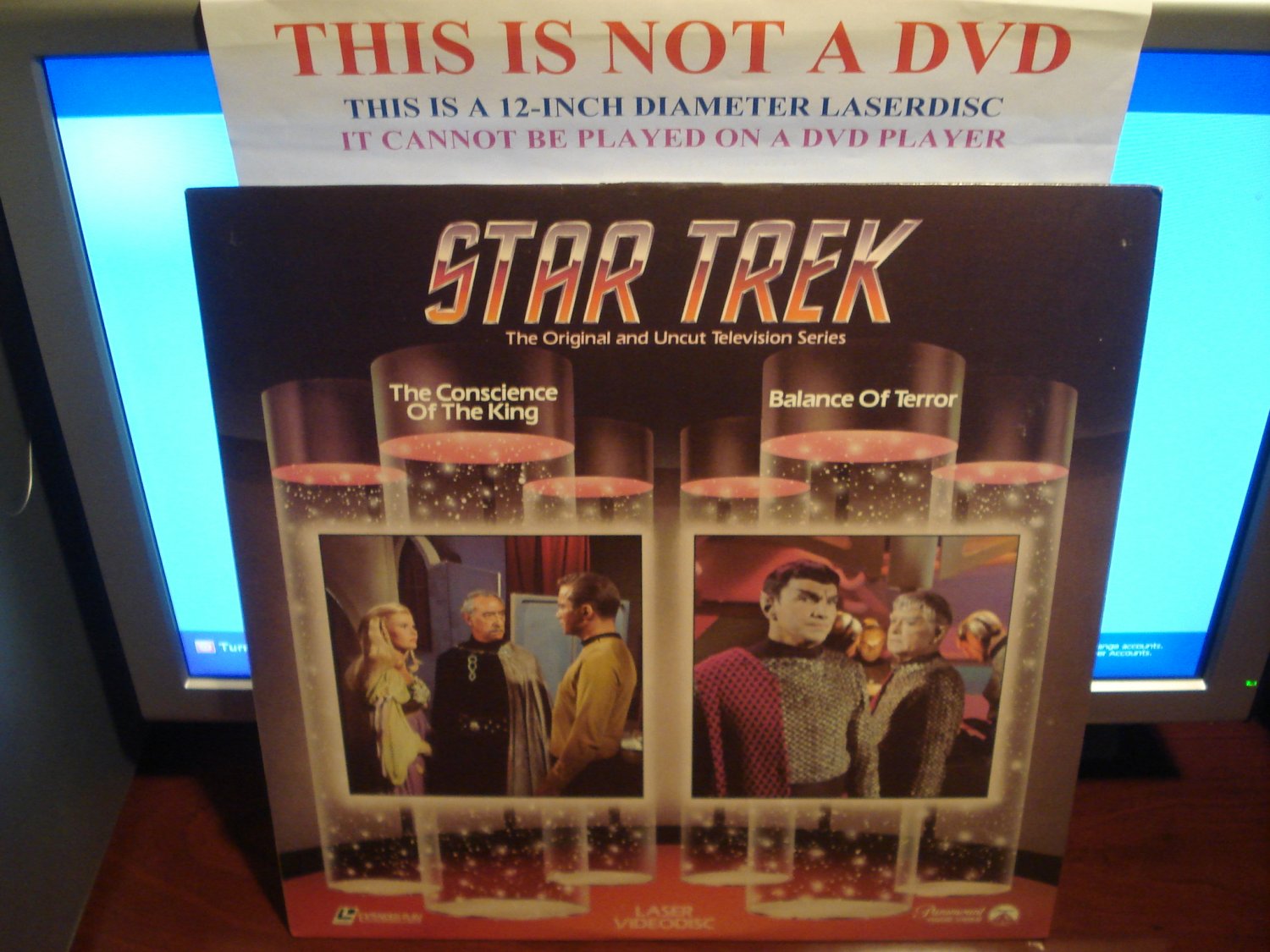 Laserdisc STAR TREK TOS EPISODES 13 & 9: THE CONSCIENCE OF A KING / BALANCE OF TERROR (1966) LD