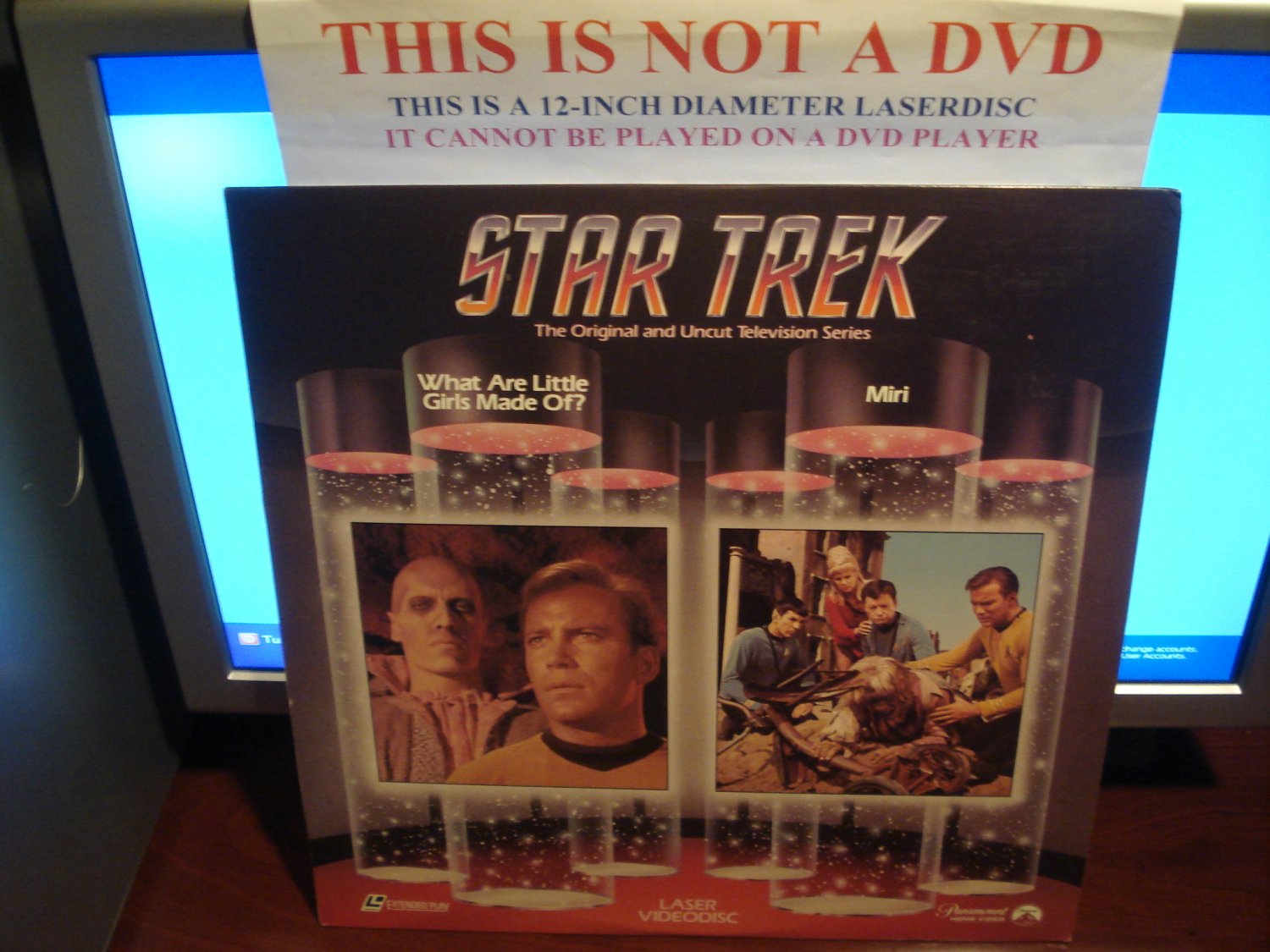 Laserdisc STAR TREK TOS EPISODES 10 & 12: WHAT ARE LITTLE GIRLS MADE OF? / MIRI (1966) LD